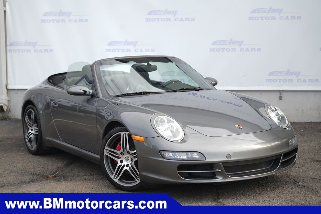 Gray 2008 Porsche 911 Carrera S Convertible Convertible Rear-Wheel Drive 6-Speed Manual Overdrive