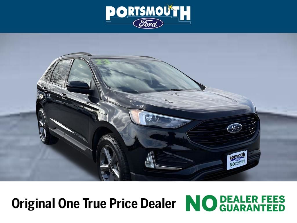 Agate Black Metallic 2023 Ford Edge SEL AWD SUV / Crossover All-Wheel Drive 8-Speed Automatic