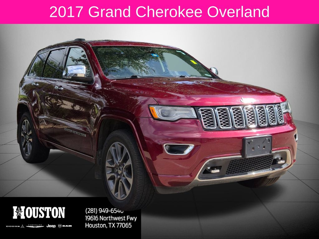 Velvet Red Pearlcoat 2017 Jeep Grand Cherokee SUV / Crossover Four-Wheel Drive 8-Speed Automatic