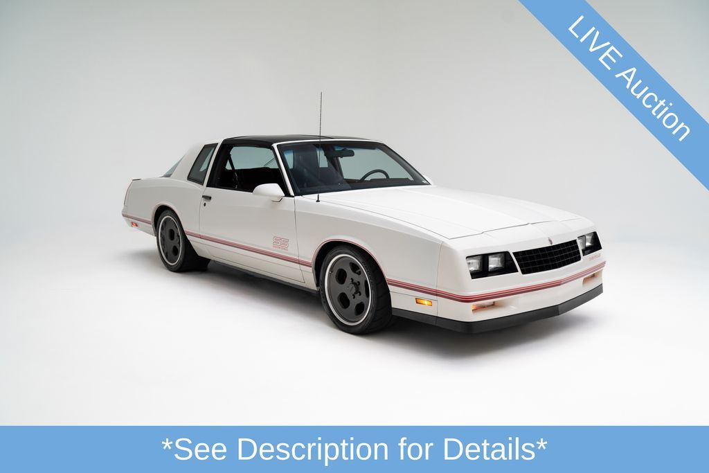 White 1987 Chevrolet Monte Carlo Coupe 8-Speed Automatic
