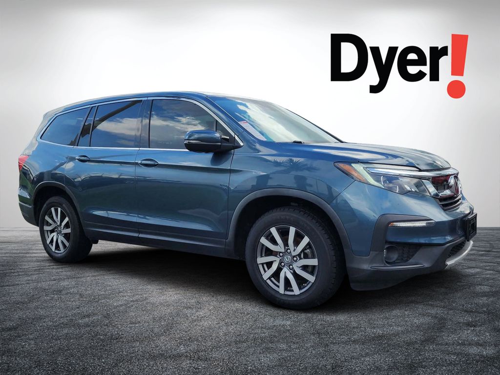 Black (Obsidian Blue Pearl) 2021 Honda Pilot SUV / Crossover All-Wheel Drive 9-Speed Automatic