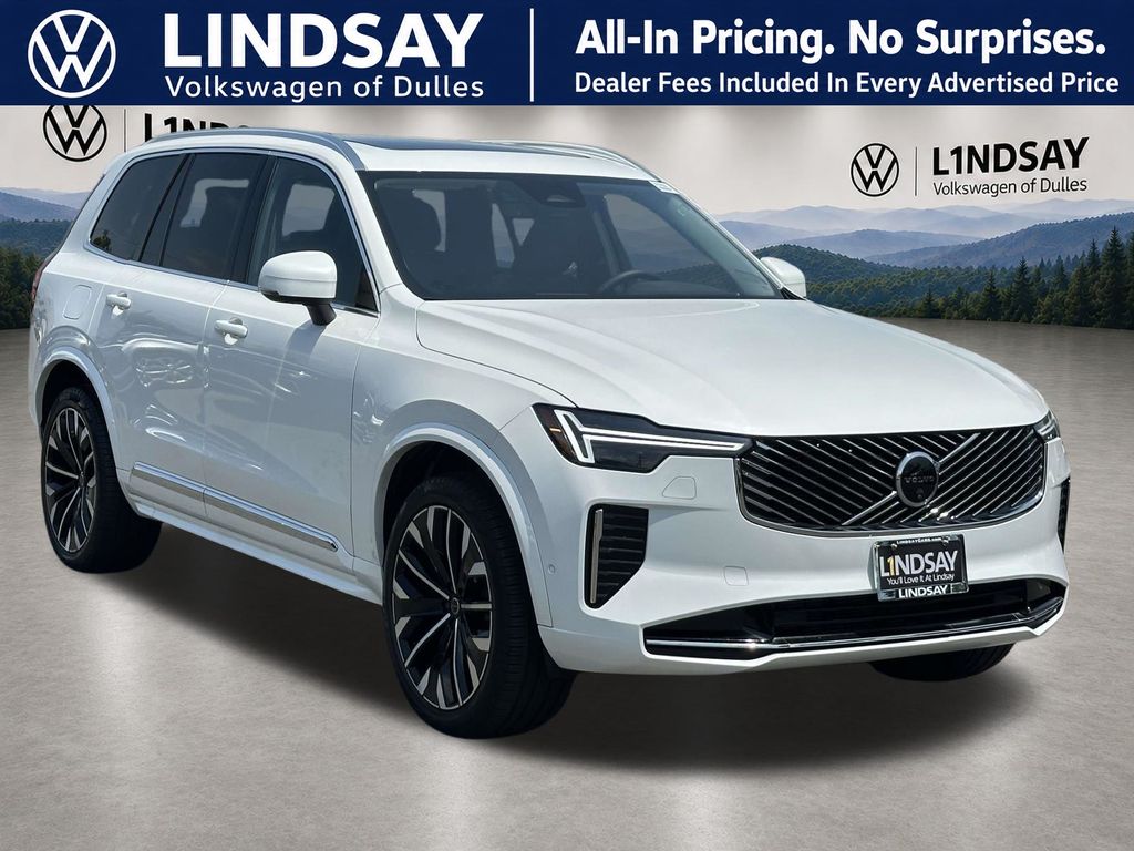 Crystal White Metallic 2025 Volvo XC90 SUV / Crossover All-Wheel Drive Automatic