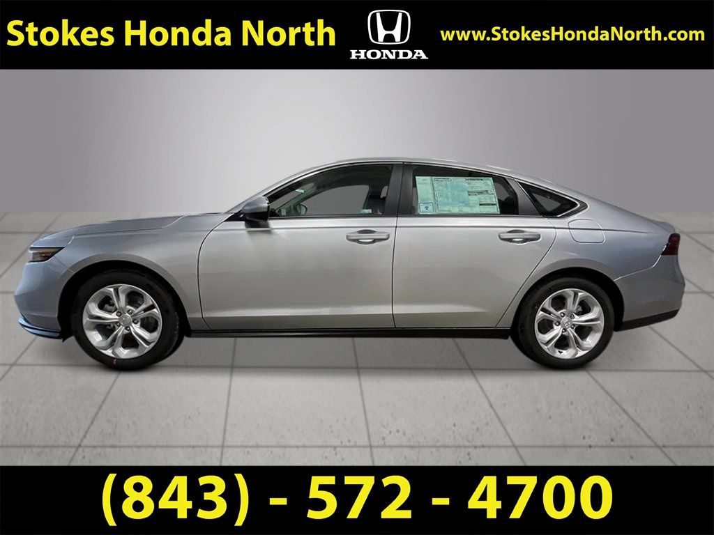 2026 Honda Accord LX Silver at Stokes Honda North