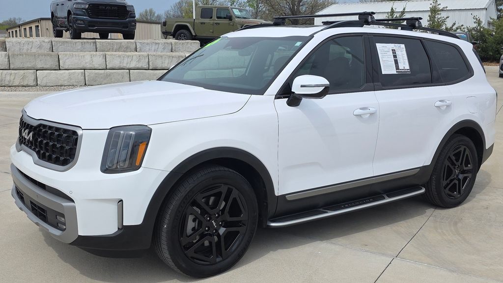 Glacial White Pearl 2023 Kia Telluride SX X-Line AWD SUV / Crossover All-Wheel Drive 8-Speed Automatic