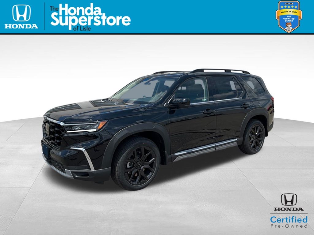 Crystal Black Pearl 2025 Honda Pilot SUV / Crossover All-Wheel Drive Automatic