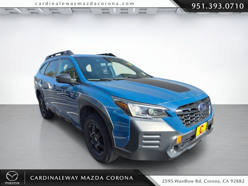 Blue 2022 Subaru Outback Wilderness Crossover AWD SUV / Crossover All-Wheel Drive Continuously Variable Transmission