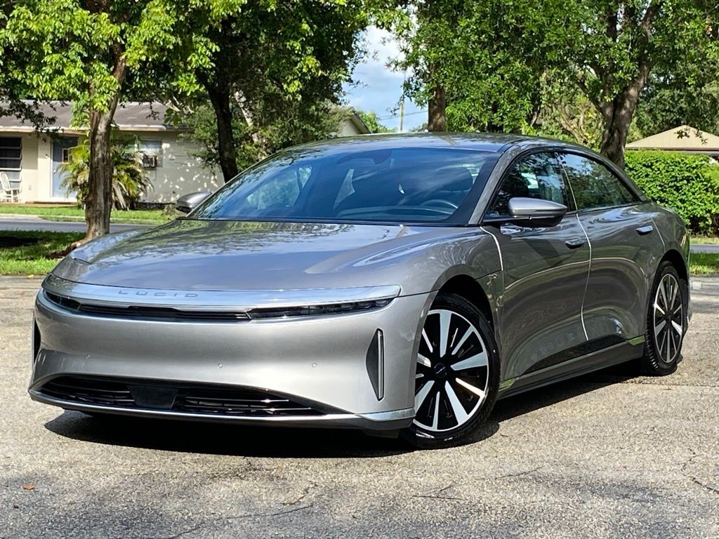 Cosmos Silver Metallic 2024 Lucid Air Sedan All-Wheel Drive 1-Speed Automatic