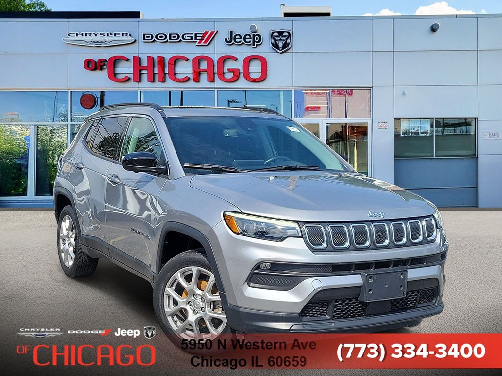 Billet Silver Metallic Clearcoat 2022 Jeep Compass SUV / Crossover Four-Wheel Drive 9-Speed Automatic