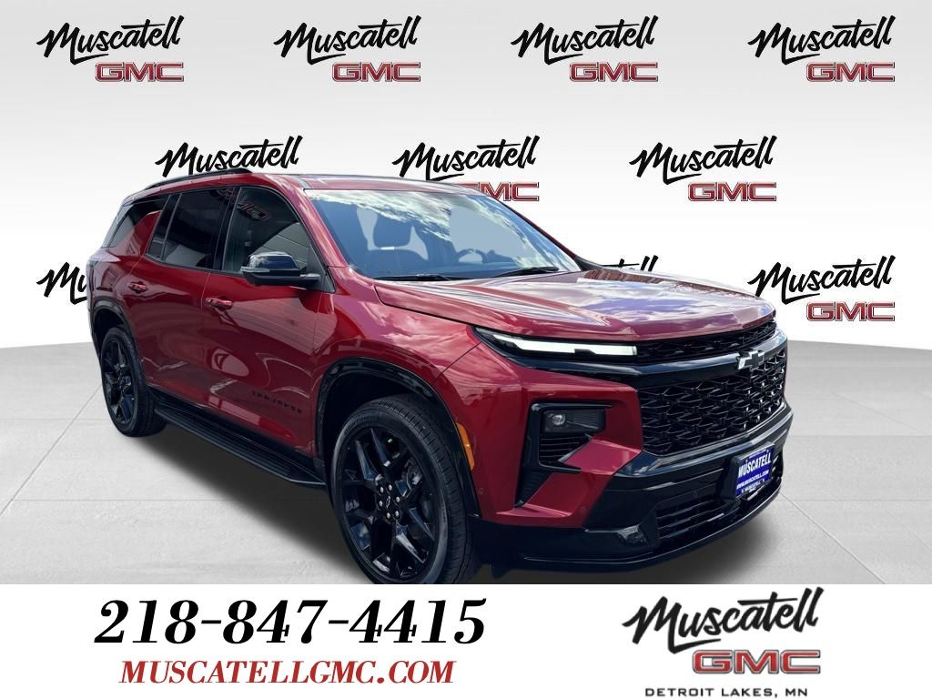 Radiant Red Tintcoat 2024 Chevrolet Traverse RS AWD SUV / Crossover Four-Wheel Drive 8-Speed Automatic