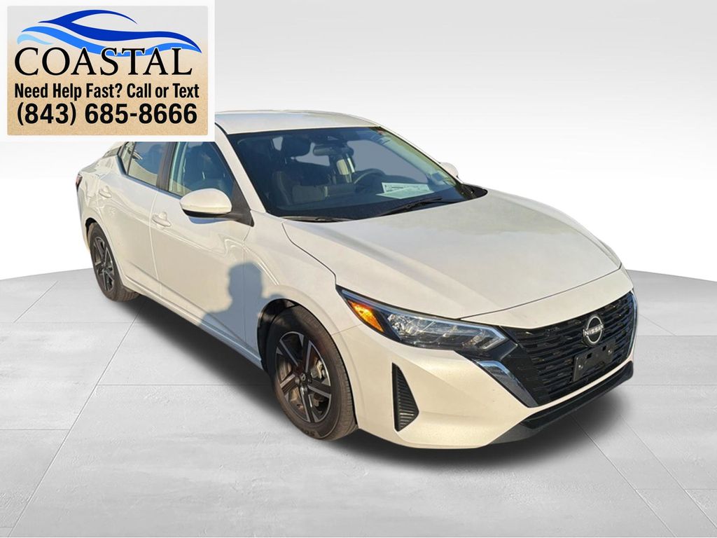 2024 Nissan Sentra SV White at Stokes Mazda