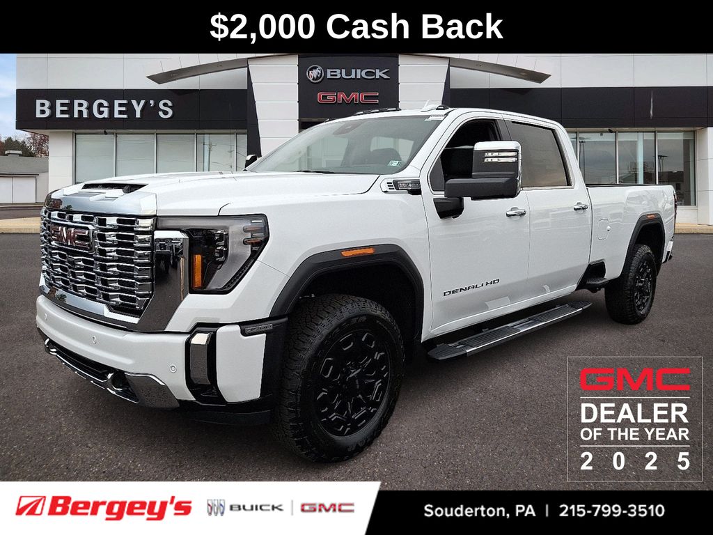 Summit White 2026 GMC Sierra 3500HD Pickup Truck Four-Wheel Drive Automatic