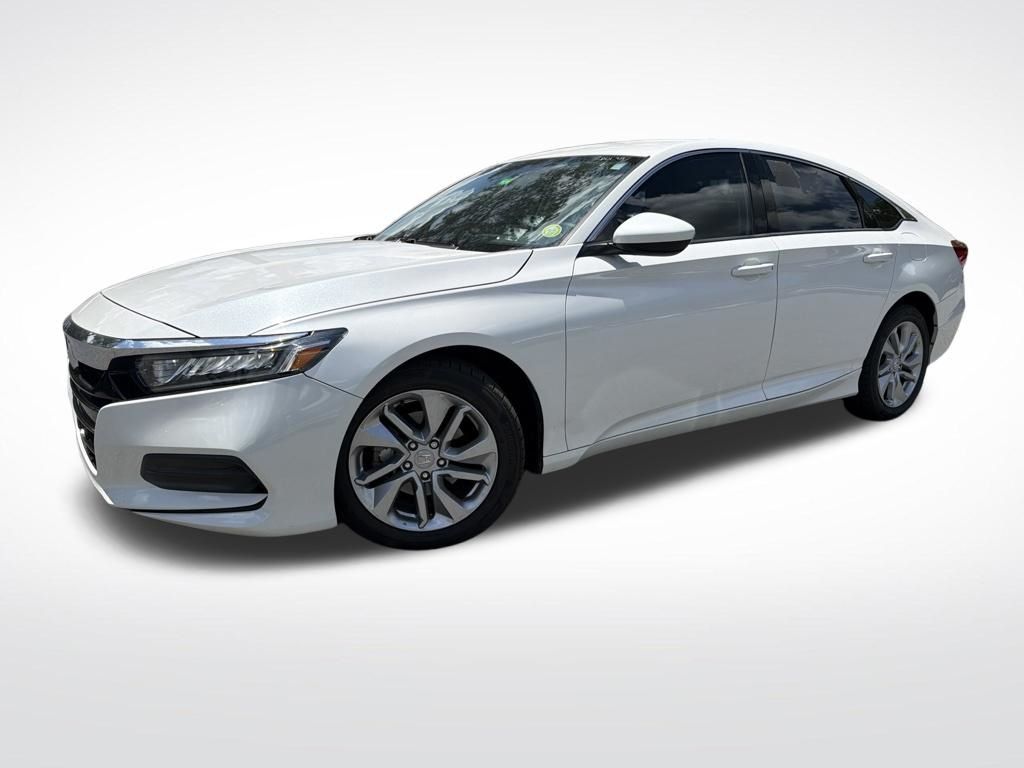 Platinum White Pearl 2020 Honda Accord Sedan Front-Wheel Drive Continuously Variable Transmission