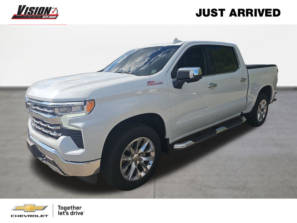 Polar White 2026 Chevrolet Silverado 1500 Pickup Truck Four-Wheel Drive Automatic