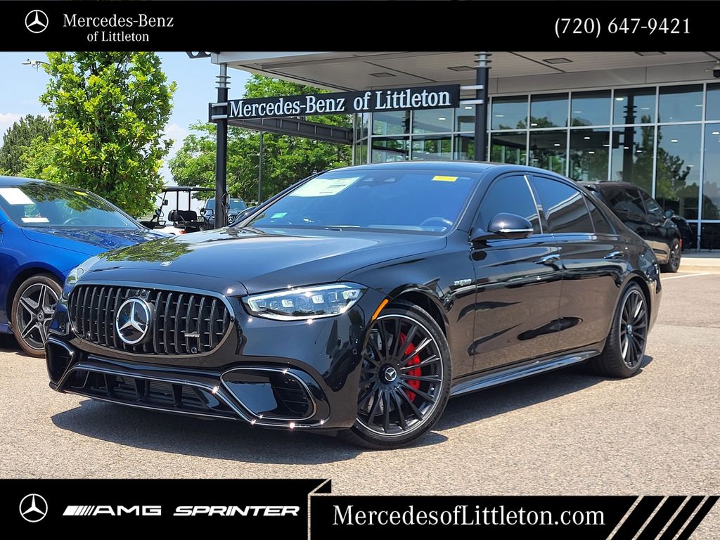 Obsidian Black Metallic 2026 Mercedes-Benz S-Class Sedan All-Wheel Drive 9-Speed Automatic