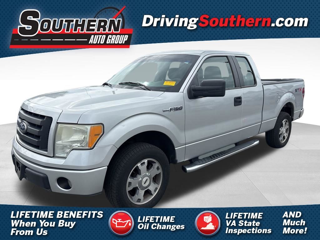 Ingot Silver 2010 Ford F-150 STX SuperCab Pickup Truck 4X2 4-Speed Automatic Overdrive