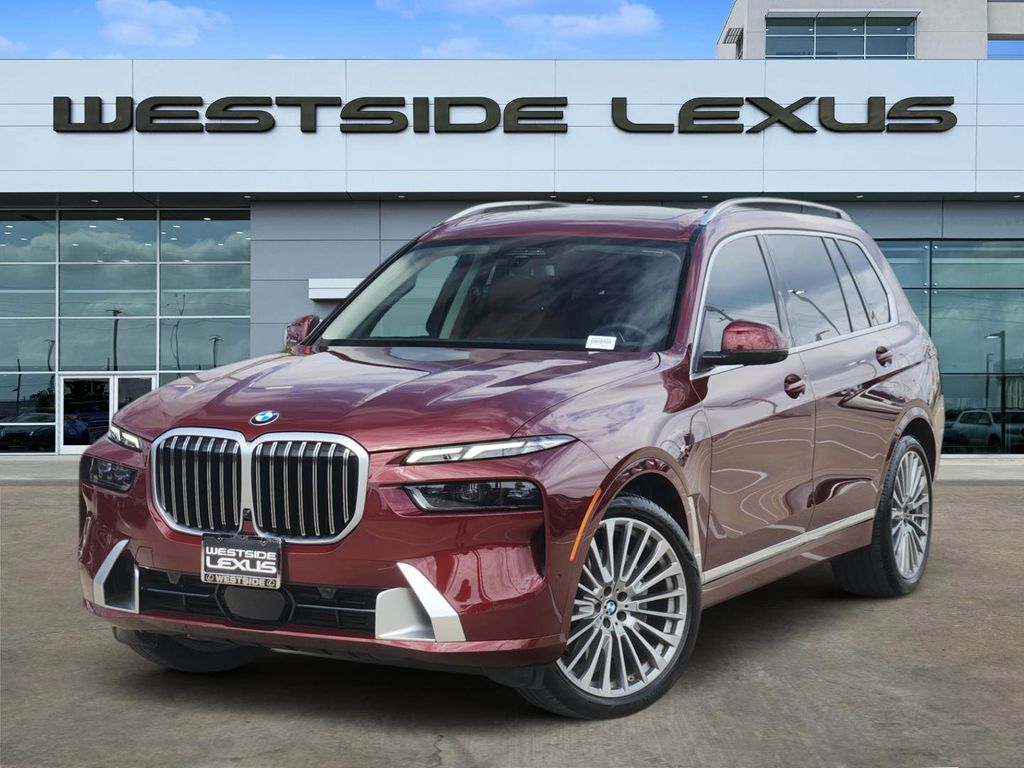 2025 BMW X7 xDrive40i Red at Gullo Toyota