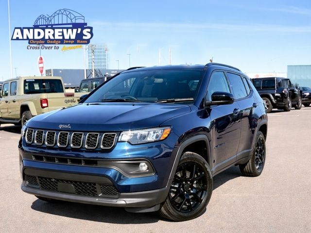 fathom blue pearl coat 2026 Jeep Compass Latitude 4WD SUV / Crossover Four-Wheel Drive 8-Speed Automatic