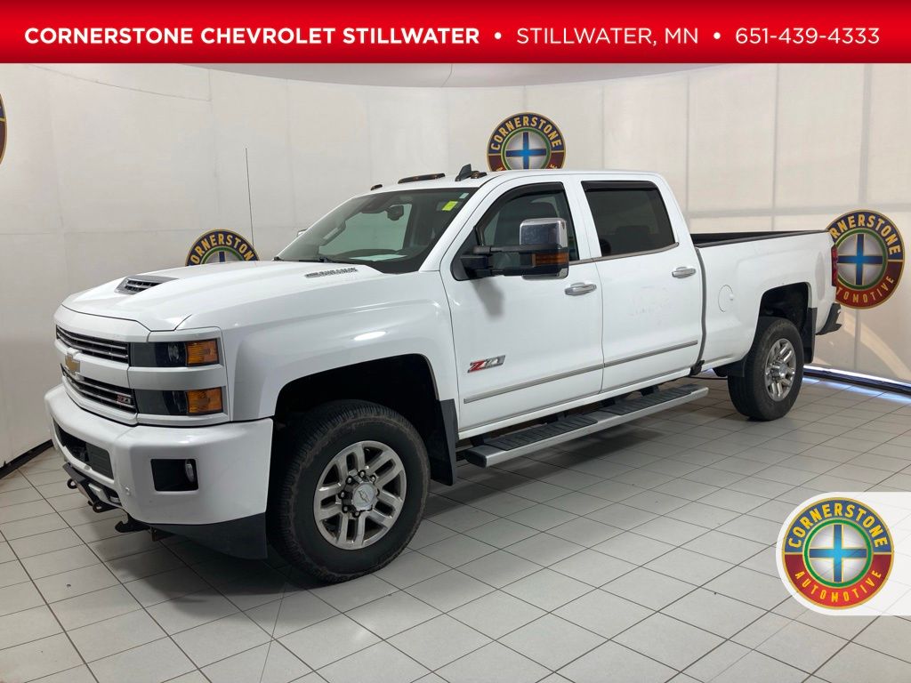 Summit White 2019 Chevrolet Silverado 3500HD Pickup Truck Four-Wheel Drive 6-Speed Automatic
