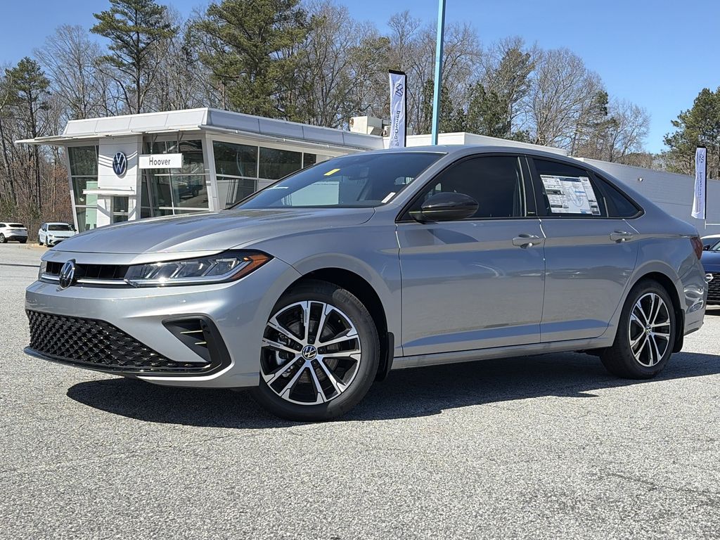 Pyrite Silver Metallic 2026 Volkswagen Jetta Sedan Front-Wheel Drive 8-Speed Automatic