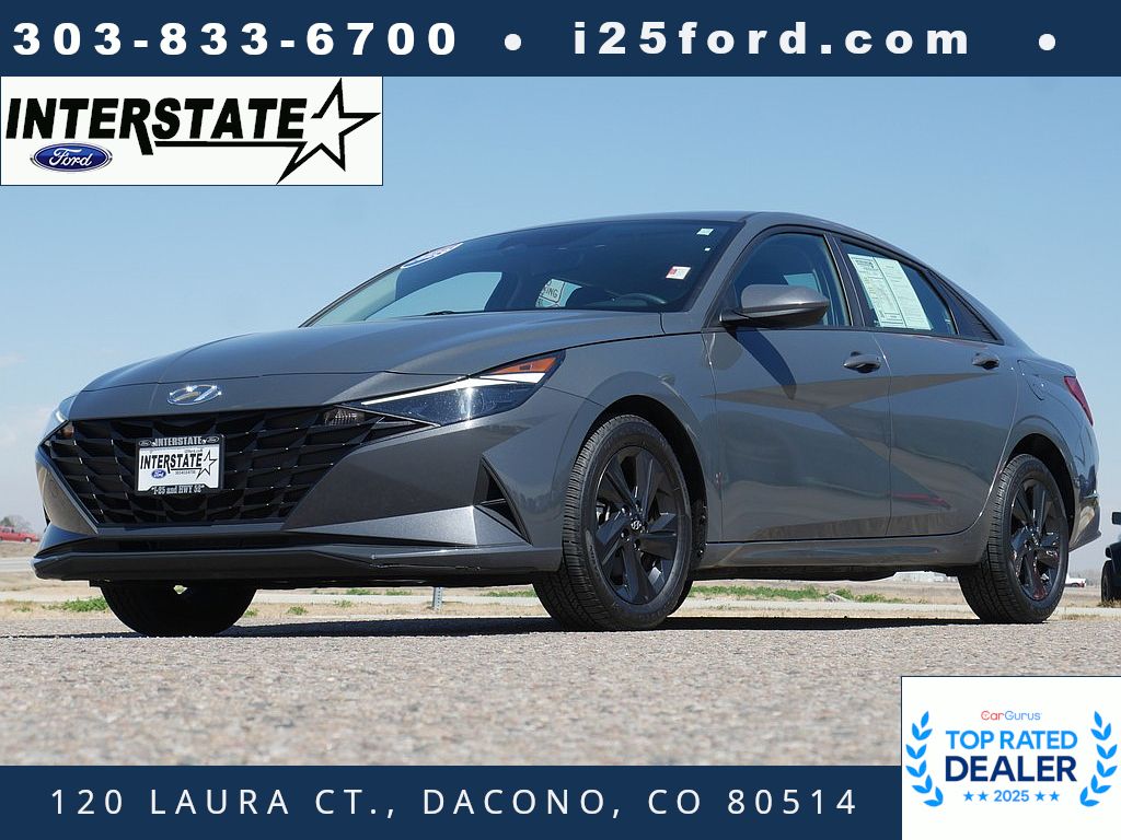 Electric Shadow 2023 Hyundai Elantra SEL FWD Sedan Front-Wheel Drive Continuously Variable Transmission