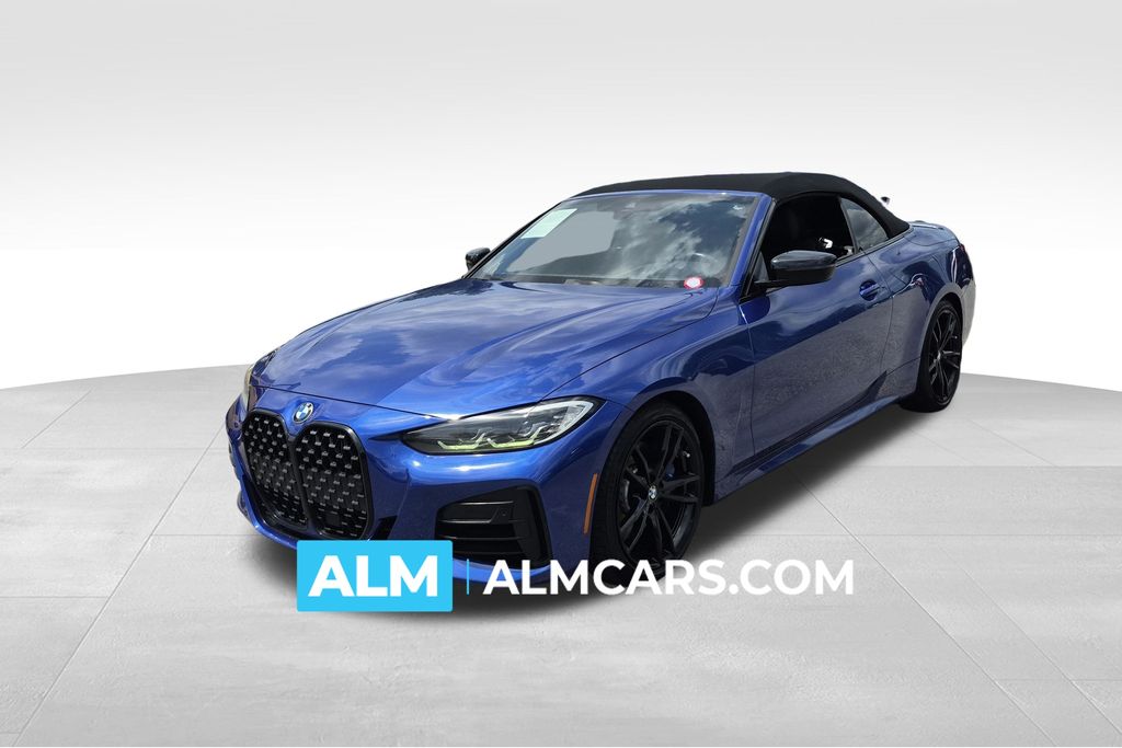 Portimao Blue Metallic 2021 BMW 4 Series M440i Convertible RWD Convertible Rear-Wheel Drive 8-Speed Automatic