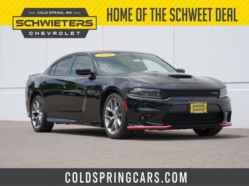 Pitch Black Clearcoat 2022 Dodge Charger Sedan Rear-Wheel Drive 8-Speed Automatic