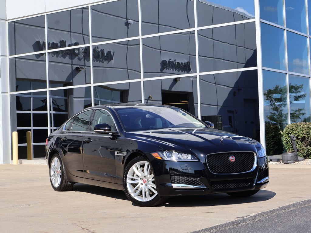 Black 2016 Jaguar XF Sedan All-Wheel Drive 8-Speed Automatic