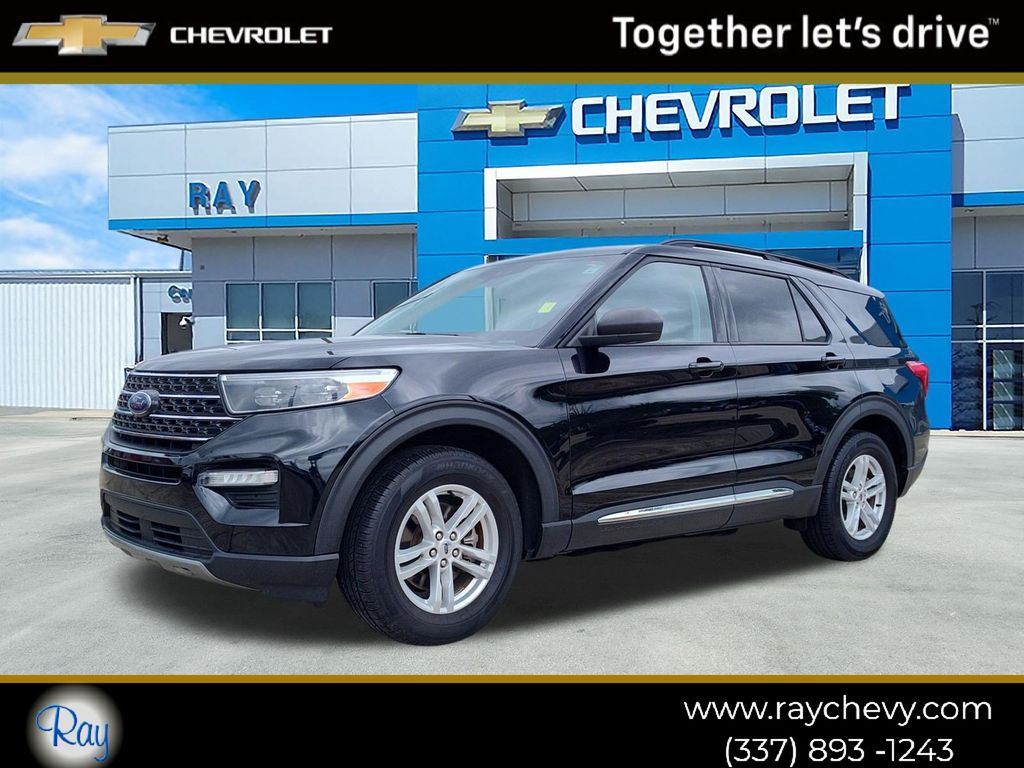 Black Metallic 2024 Ford Explorer SUV / Crossover Rear-Wheel Drive Automatic