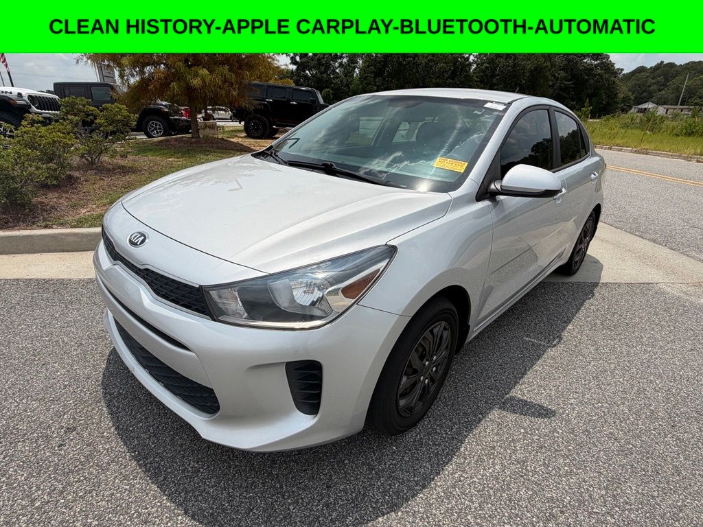 Silky Silver 2020 Kia Rio Sedan Front-Wheel Drive Continuously Variable Transmission