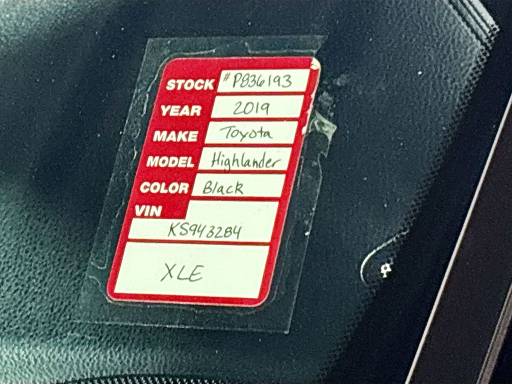 2019 Toyota Highlander XLE