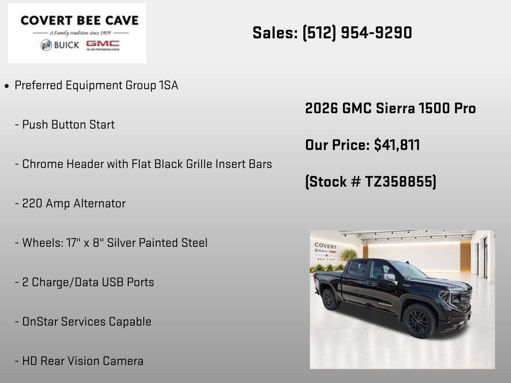 New 2026 Black GMC Pro image 15
