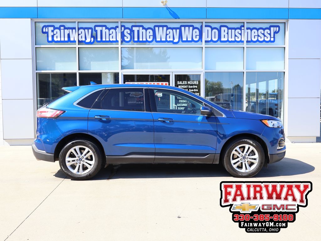 Atlas Blue Metallic 2020 Ford Edge SUV / Crossover All-Wheel Drive 8-Speed Automatic