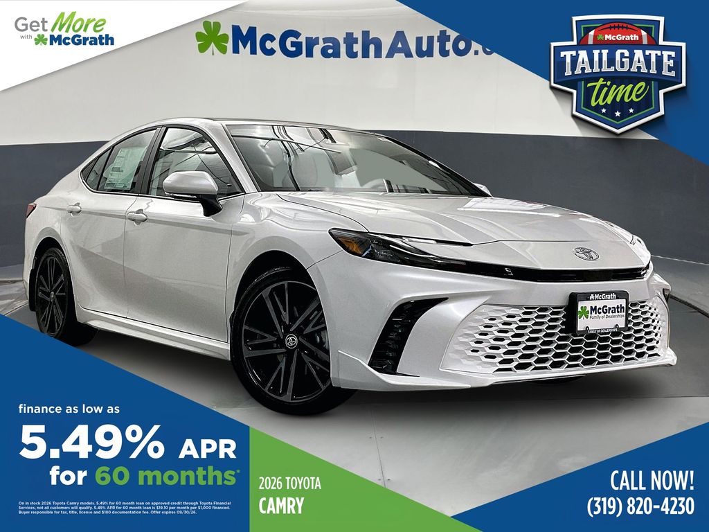 White (Wind Chill Pearl) 2026 Toyota Camry Sedan All-Wheel Drive Continuously Variable Transmission
