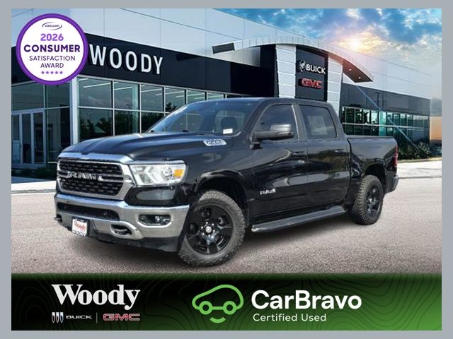 Diamond Black 2022 RAM 1500 Pickup Truck Four-Wheel Drive 8-Speed Automatic