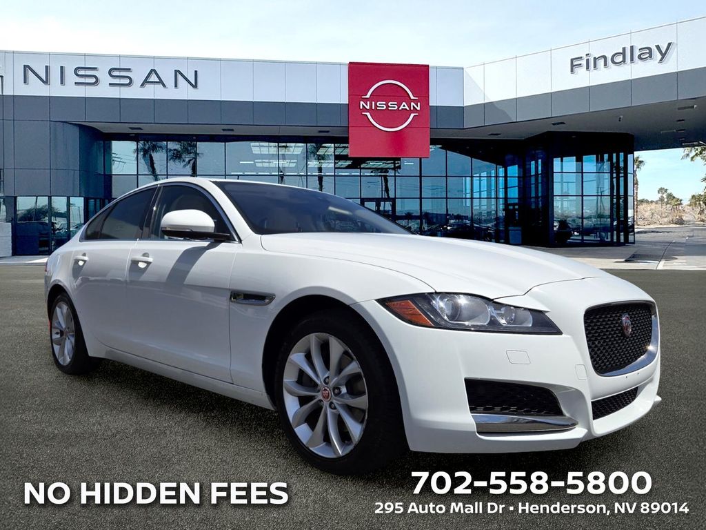 Fuji White 2018 Jaguar XF 25t Premium AWD Sedan All-Wheel Drive 8-Speed Automatic
