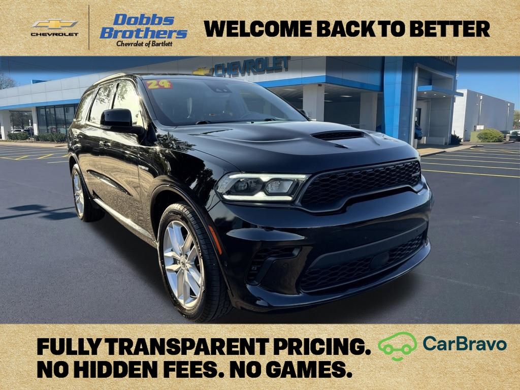 DB Black Crystal Clearcoat 2024 Dodge Durango SUV / Crossover All-Wheel Drive 8-Speed Automatic