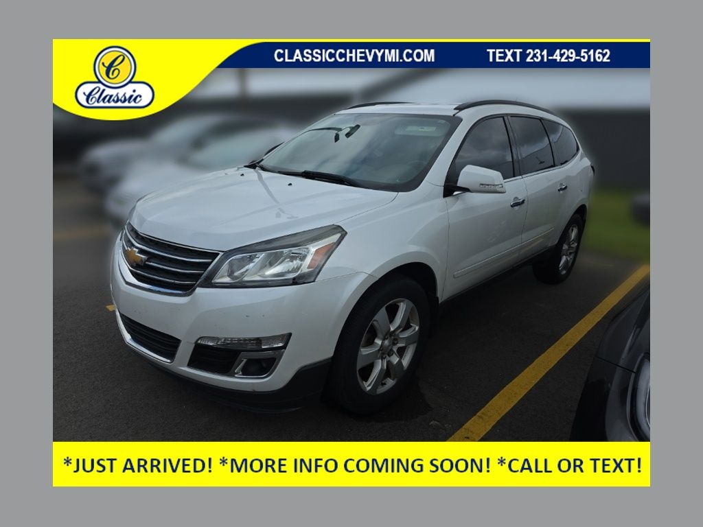White (Iridescent Pearl Tricoat) 2017 Chevrolet Traverse SUV / Crossover Front-Wheel Drive 6-Speed Automatic