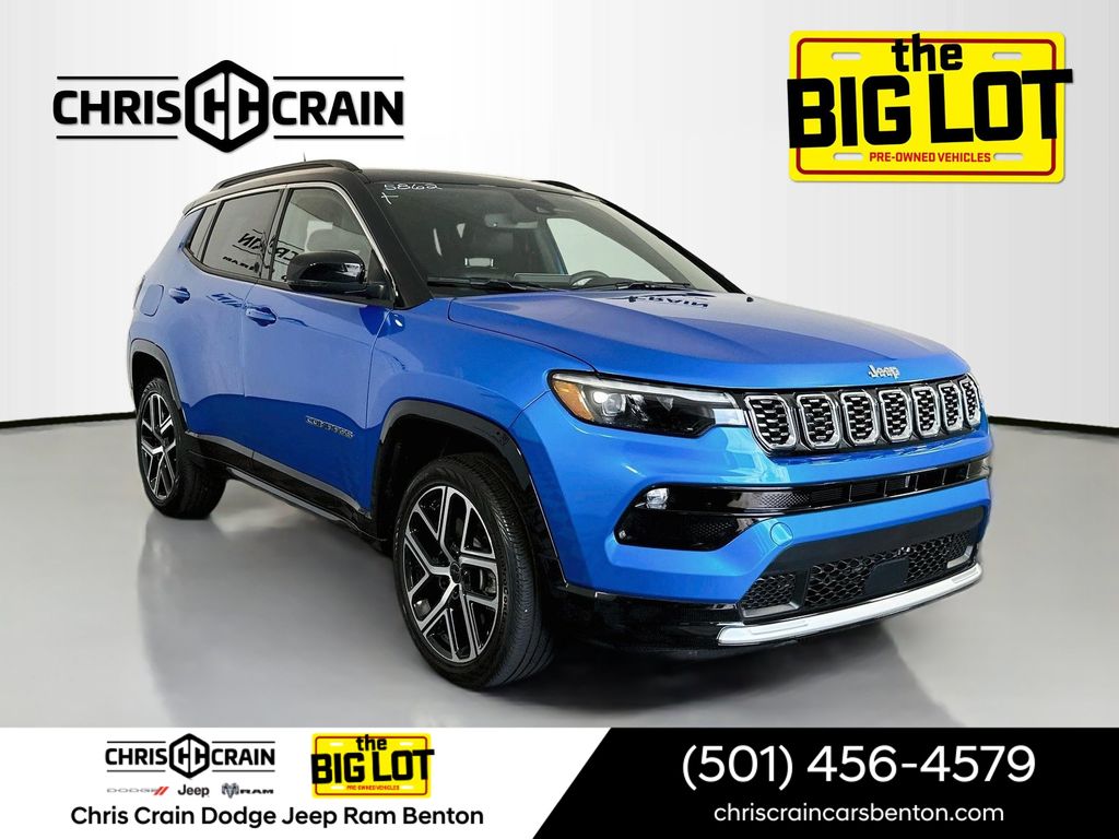 Blue Pearl 2025 Jeep Compass SUV / Crossover Four-Wheel Drive 8-Speed Automatic