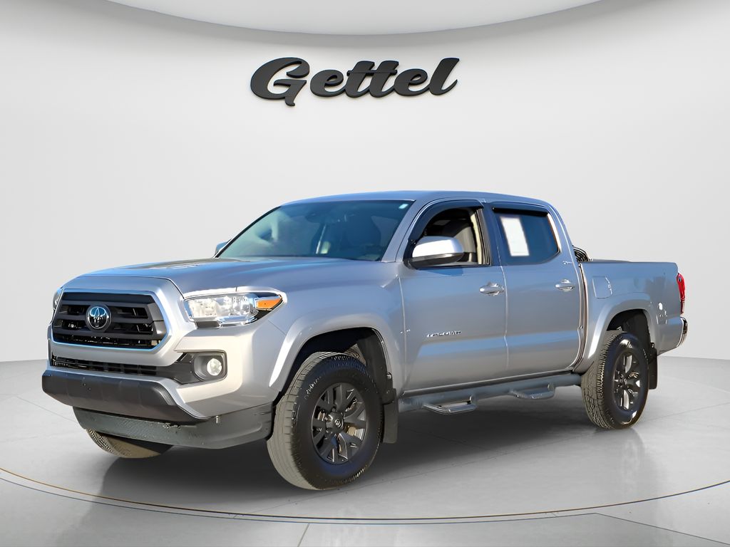 Celestial Silver 2023 Toyota Tacoma SR5 V6 Double Cab RWD Pickup Truck 4X2 6-Speed Automatic