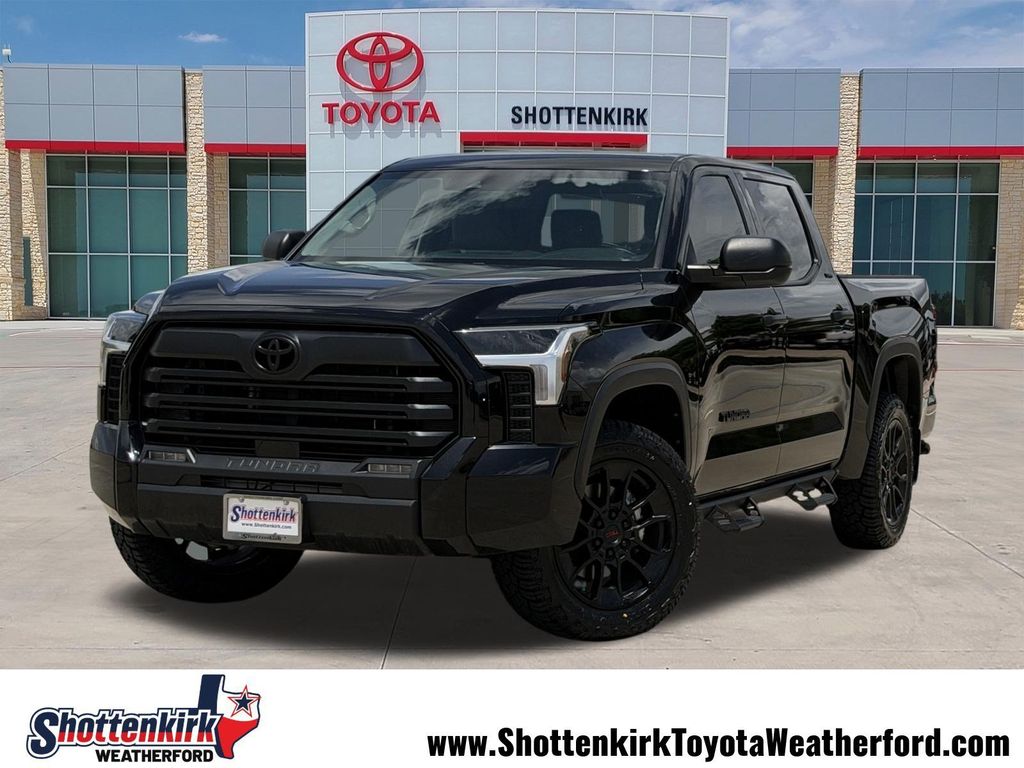 Midnight Black Metallic 2024 Toyota Tundra Pickup Truck Four-Wheel Drive Automatic