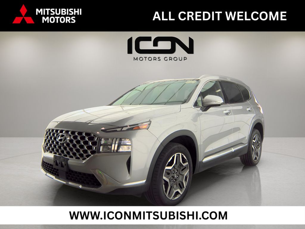 Shimmering Silver 2023 Hyundai Santa Fe Hybrid SUV / Crossover All-Wheel Drive Automatic
