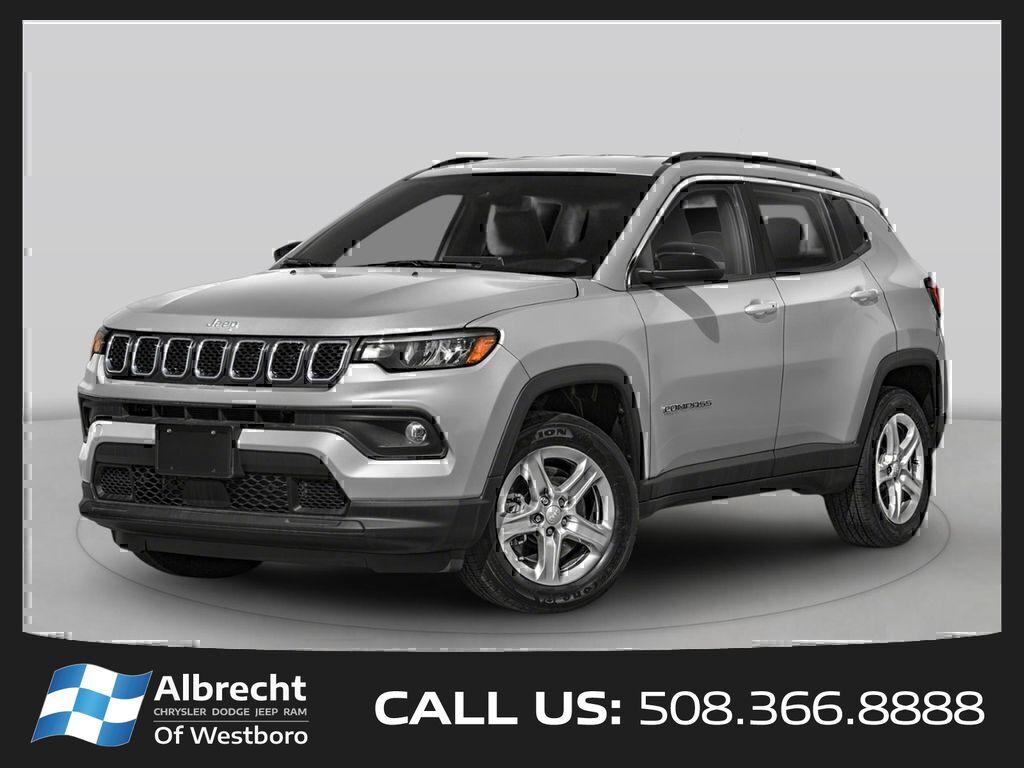 Diamond Black Crystal Pearlcoat 2024 Jeep Compass SUV / Crossover Four-Wheel Drive 8-Speed Automatic