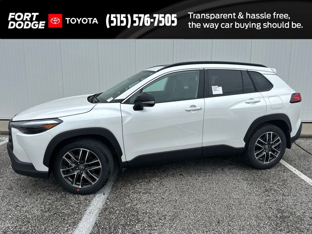 White (Wind Chill Pearl) 2026 Toyota Corolla Cross SUV / Crossover All-Wheel Drive Continuously Variable Transmission