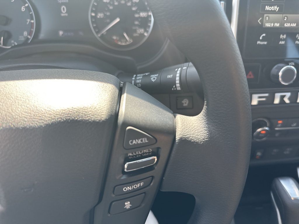 2025 Glacier White Nissan Frontier SV RWD Truck