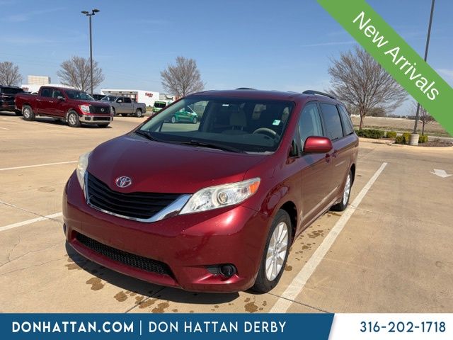 Salsa Red Pearl 2014 Toyota Sienna LE 7-Passenger AWD Minivan All-Wheel Drive 6-Speed Automatic Overdrive