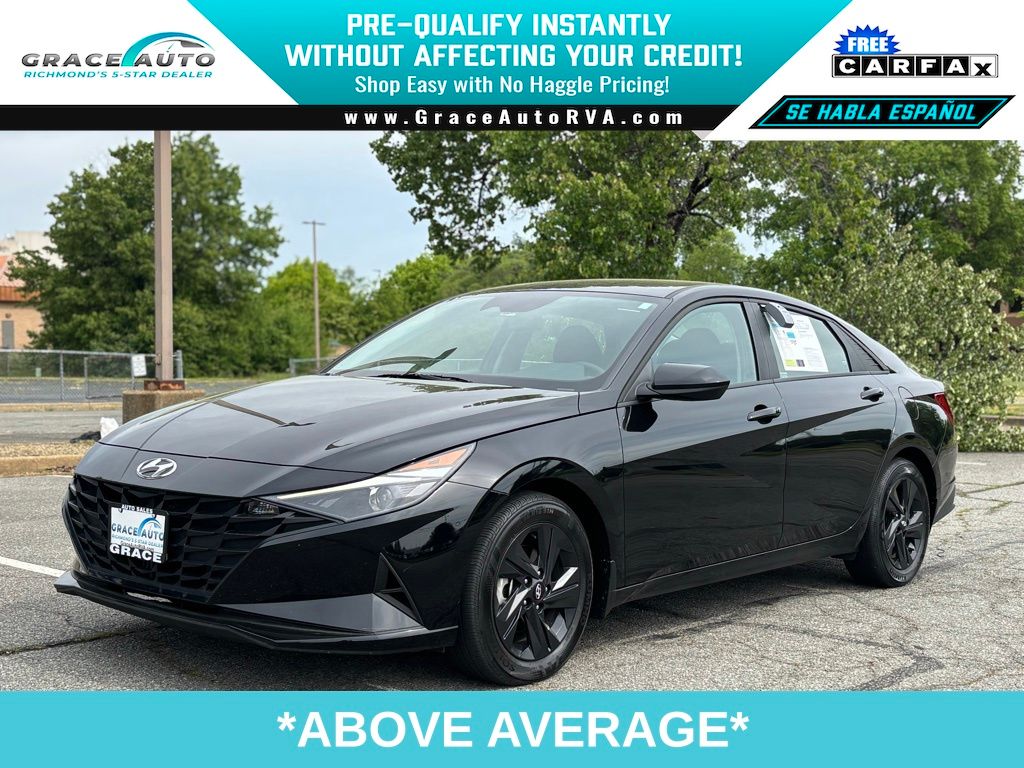 Intense Blue 2023 Hyundai Elantra Hybrid Sedan Front-Wheel Drive 6-Speed Dual Clutch