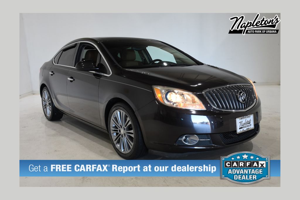Mocha Bronze Metallic 2013 Buick Verano Leather FWD Sedan Front-Wheel Drive 6-Speed Automatic Overdrive