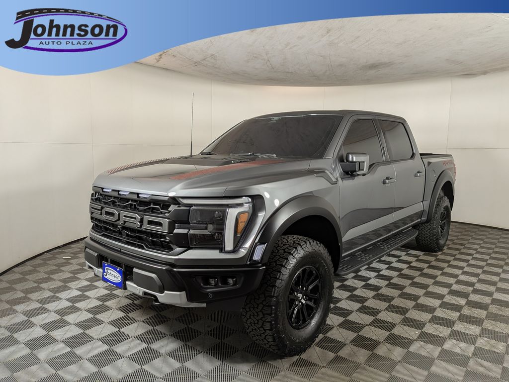 Gray Metallic 2026 Ford F-150 Raptor SuperCrew 4WD Pickup Truck Four-Wheel Drive Automatic