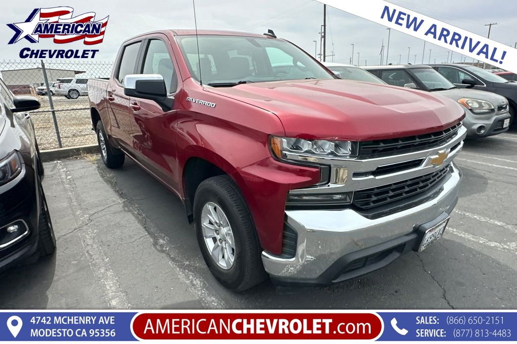 Cajun Red Tintcoat 2019 Chevrolet Silverado 1500 LT Crew Cab RWD Pickup Truck 4X2 8-Speed Automatic