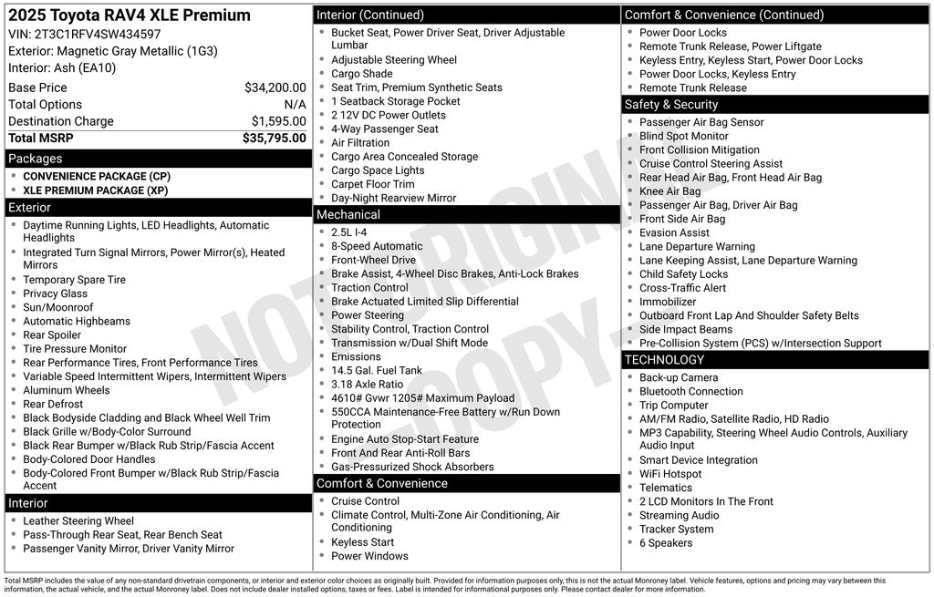 2025 Toyota RAV4 XLE Premium Gray at Community Toyota